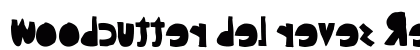 woodcutter del reves Regular font free download