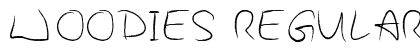 Woodies Regular font free download