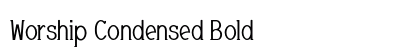 Worship Condensed Bold Preview
