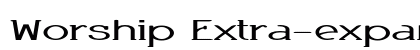 Worship Extra-expanded Bold Preview