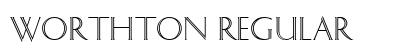 Worthton Regular font free download
