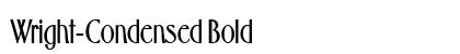 Wright-Condensed Bold Preview
