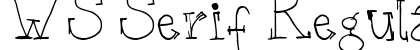 WS Serif Regular Font WS Serif Regular Font Preview