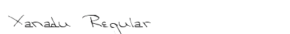 Xanadu Regular font free download