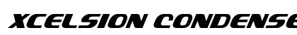 Xcelsion Condensed Italic Condensed Italic font free download