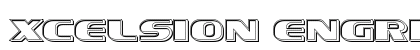 Xcelsion Engraved Regular Font Preview
