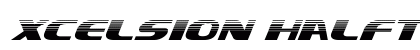 Xcelsion Halftone Italic Italic font free download