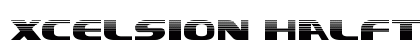 Xcelsion Halftone Regular Font Preview