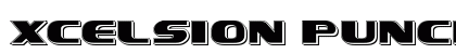 Xcelsion Punch Regular Font Preview