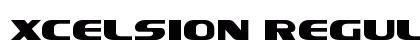 Xcelsion Regular Font Preview