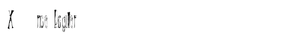 X-￿rica Regular Font Preview