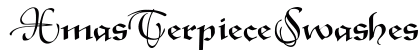 XmasTerpieceSwashes Regular font free download
