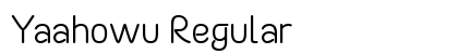 Yaahowu Regular font free download