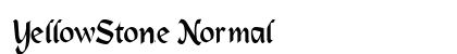 YellowStone Normal Font Preview
