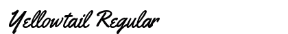 Yellowtail Regular Font Preview Yellowtail Regular Font Preview