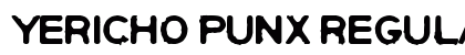 Yericho Punx Regular font free download