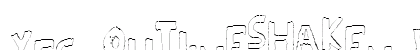 YES_outlineshaken Regular Font Preview YES_outlineshaken Regular Font Preview