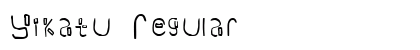 Yikatu Regular Font Preview Yikatu Regular Font Preview