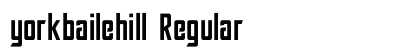 yorkbailehill Regular font free download