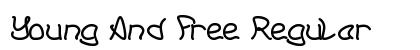 Young And Free Regular font free download