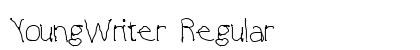YoungWriter Regular font free download