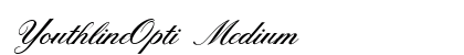 YouthlineOpti Medium font free download