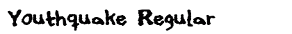 Youthquake Regular Font Preview Youthquake Regular Font Preview