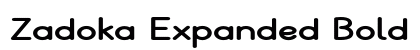 Zadoka Expanded Bold Preview