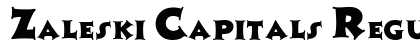 Zaleski Capitals Regular font free download