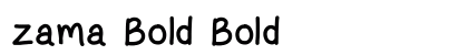 zama Bold Bold font free download