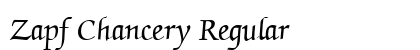 Zapf Chancery Regular font free download