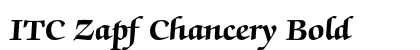 ITC Zapf Chancery Bold Preview