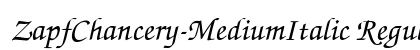 ZapfChancery-MediumItalic Regular font free download
