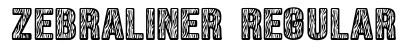 Zebraliner Regular font free download