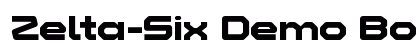 Zelta-Six Demo Bold font free download