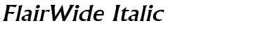 FlairWide Italic