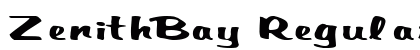 ZenithBay Regular font free download