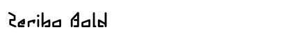Zeribo Bold Preview