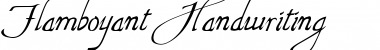 Flamboyant Handwri Font