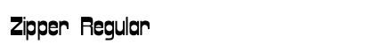 Zipper Regular font free download