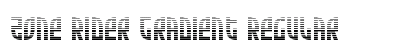 Zone Rider Gradient Regular font free download