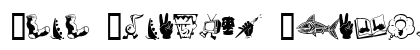 Zono Dingbats Regular Font Preview