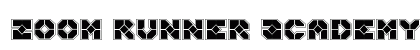 Zoom Runner Academy Regular Font Preview