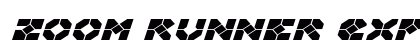 Zoom Runner Expanded Italic Expanded Italic preview