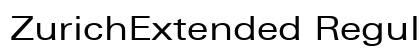 ZurichExtended Regular font free download