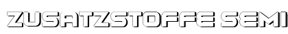 Zusatzstoffe SemiBold font free download