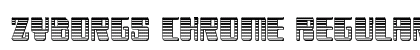Zyborgs Chrome Regular Font Preview