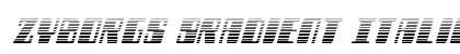 Zyborgs Gradient Italic Italic preview