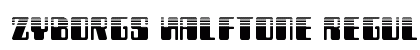 Zyborgs Halftone Regular font free download