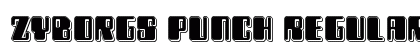 Zyborgs Punch Regular font free download